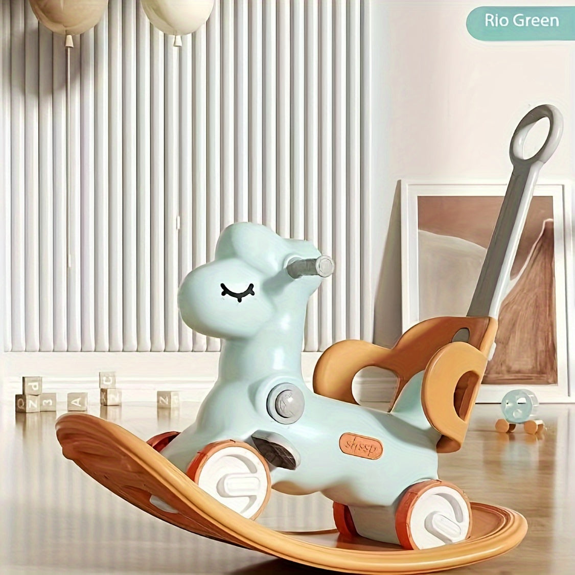Shining Baby Schommelpaard | Magisch plezier voor je kleintje - 2-in-1 Schommelpaard en Loopfiets