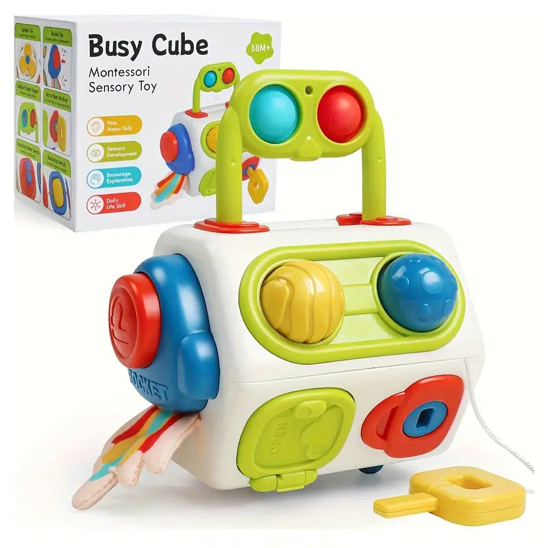 Cube Magique Montessori | Plaisir de Jeu pour Bébés - Jouet Éducatif pour le Développement