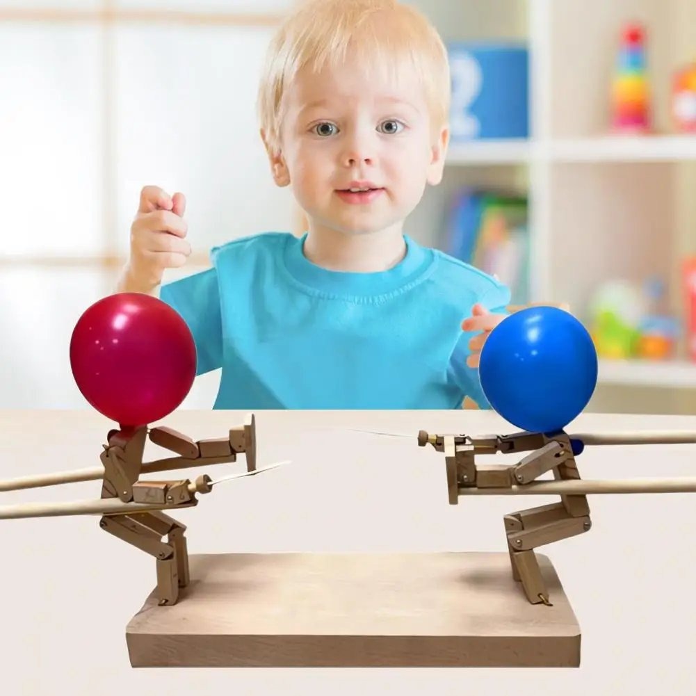 Bamboo Playmates | Laugh together, play together - Wooden fighting robots