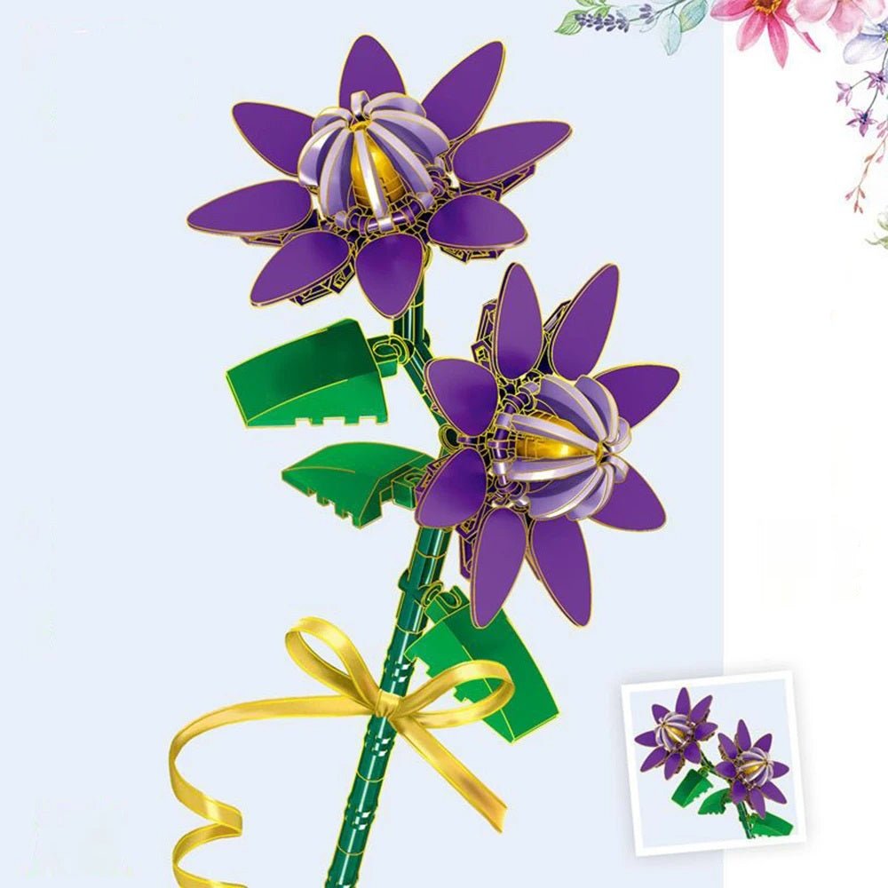 BloomBricks | Baue deine eigene Blumenpracht - 3D-Bausatz mit Schneeglöckchen