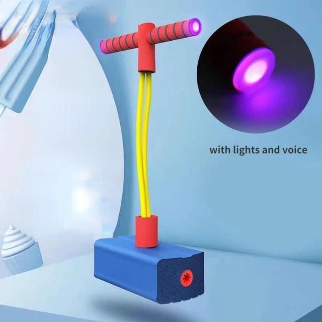 BounceBuddy | Divertimento primaverile per tutti - Morbido pogo stick in schiuma