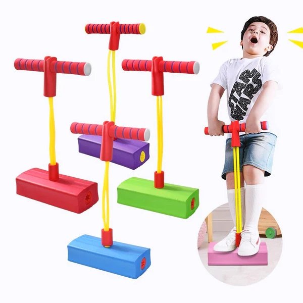 BounceBuddy | Divertimento primaverile per tutti - Morbido pogo stick in schiuma