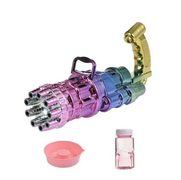 BubbleBlaster | Magiczne widowisko baniek - Automatyczny pistolet Gatling do baniek dla niekończącej się zabawy