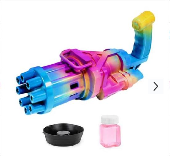 BubbleBlaster | Magiczne widowisko baniek - Automatyczny pistolet Gatling do baniek dla niekończącej się zabawy