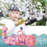 Thumbnail for BubbleBlaster | Magiczne widowisko baniek - Automatyczny pistolet Gatling do baniek dla niekończącej się zabawy
