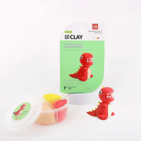 Thumbnail for DinoClay | Modellare creativamente con i dinosauri – Set di argilla fai-da-te con 6 forme