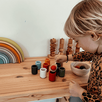 Thumbnail for EcoToys ColorJoy | Develop creativity and motor skills - Colorful Wooden Sorting Game