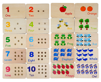 Thumbnail for Ecotoys CountWise | Spelenderwijs rekenen - Houten Montessori telbord voor peuters en kleuters!