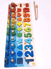 Thumbnail for Ecotoys Montessori Leikkilauta | Kehitä taitoja - Opettava puinen lauta lapsille