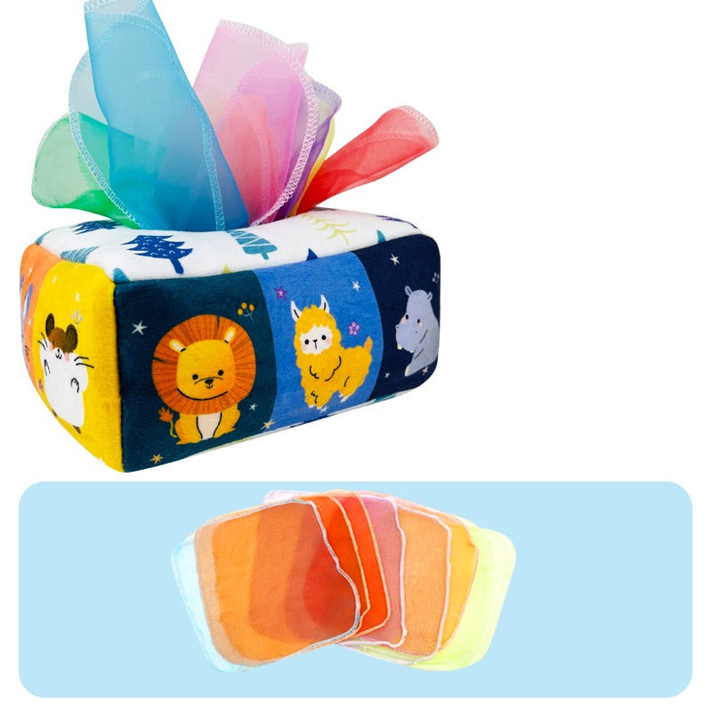 TissueToy - Boîte à mouchoirs magique - Plaisir de jeu infini pour les tout-petits