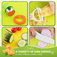 Thumbnail for KidzChef-Set | Sicher Kochen für Kinder - Kinderkochmesser Set