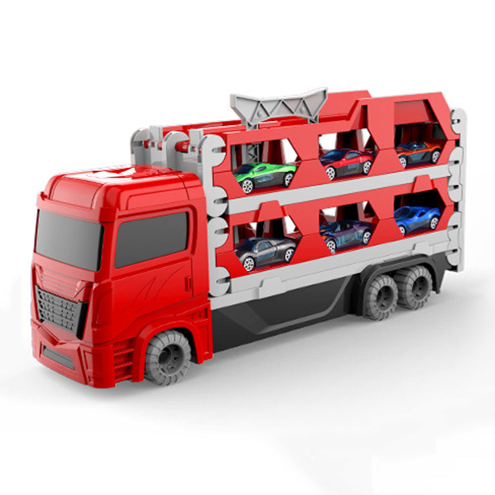 Camiones De Juguete Para Niños – Set De Transporte Con 6 Coches De Carreras, Regalo Ideal Para Peques De 3 A 7 Años