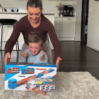 Thumbnail for Ciężarówka transportowa zabawka | Ekscytujący - tor wyścigowy i zestaw die-cast