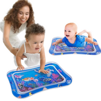 Thumbnail for SplashJoy Mata wodna | Poprawiona siła mięśni w pozycji na brzuchu - Interaktywna mata do zabawy w wodzie