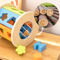 Thumbnail for EcoToys Cubo de Brincar WoodBlock | Desenvolver competências - Brinquedo educativo de madeira