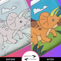 Thumbnail for DinoSplash Watercolor Book | Make Every Bath Time an Adventure – Educational and Creative Coloring Fun with Water.