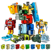 Thumbnail for NumberBot | Gioco educativo di costruzione e apprendimento - Blocchi robot trasformabili
