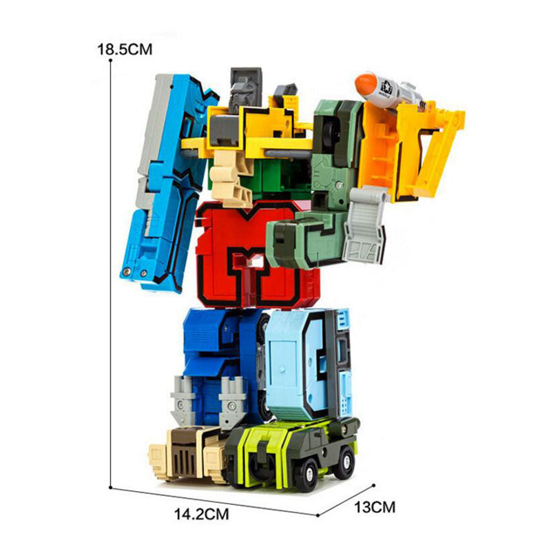 NumberBot | Gioco educativo di costruzione e apprendimento - Blocchi robot trasformabili