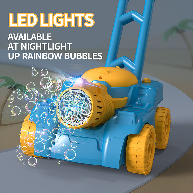 BubbleJoy Tondeuse | Plaisir de jeu magique pour enfants - Tondeuse à gazon jouet avec bulles