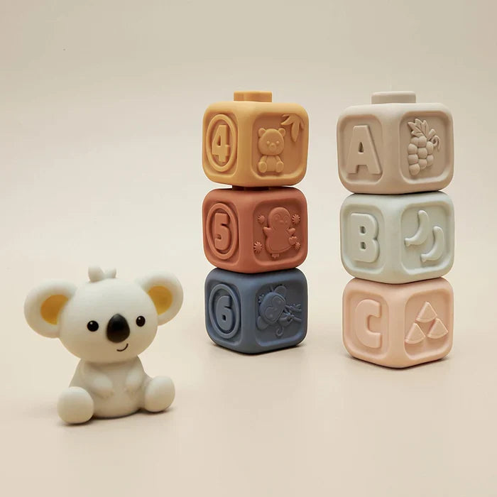 BouwBlokjes | Eindeloze Creativiteit voor Kleintjes - Zachte siliconen bouwblokken