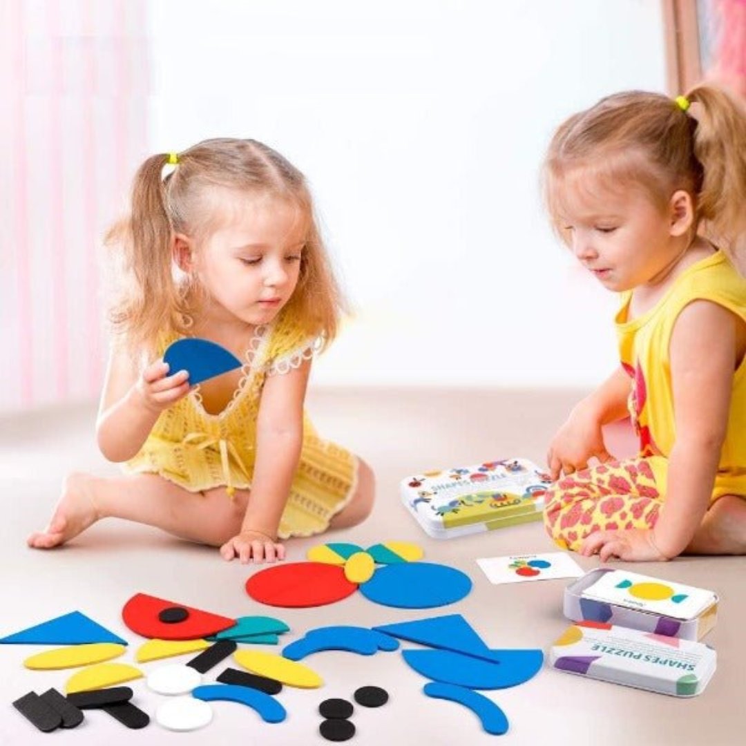 ShapeGenius | Imparare giocando con le forme - Puzzle geometrico in legno per bambini