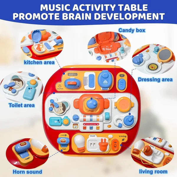 BabyPlay | Imparare e scoprire con piacere - Tavolo attività interattivo con musica e luci