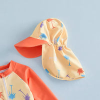 Thumbnail for LittleSplash Guard | Set da nuoto UV per neonati con cappellino - Set costume da bagno protettivo per neonati con cappellino