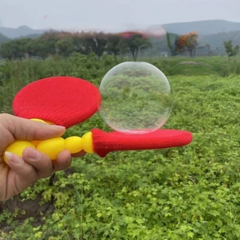 BubblePing | Sportliche Blasen Freude - Interaktives Tischtennis Seifenblasen Spiel für Kinder