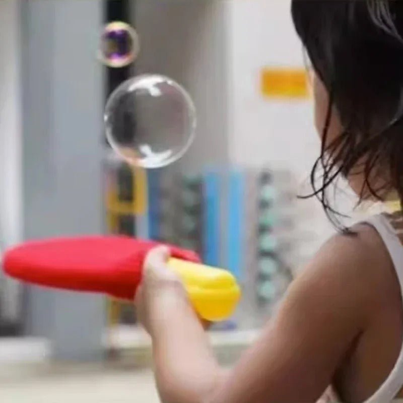 BubblePing | Sportliche Blasen Freude - Interaktives Tischtennis Seifenblasen Spiel für Kinder