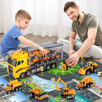 Thumbnail for MiniMover | Kreativer Bau Spaß für Kinder - Spielzeugset mit Diecast Fahrzeugen