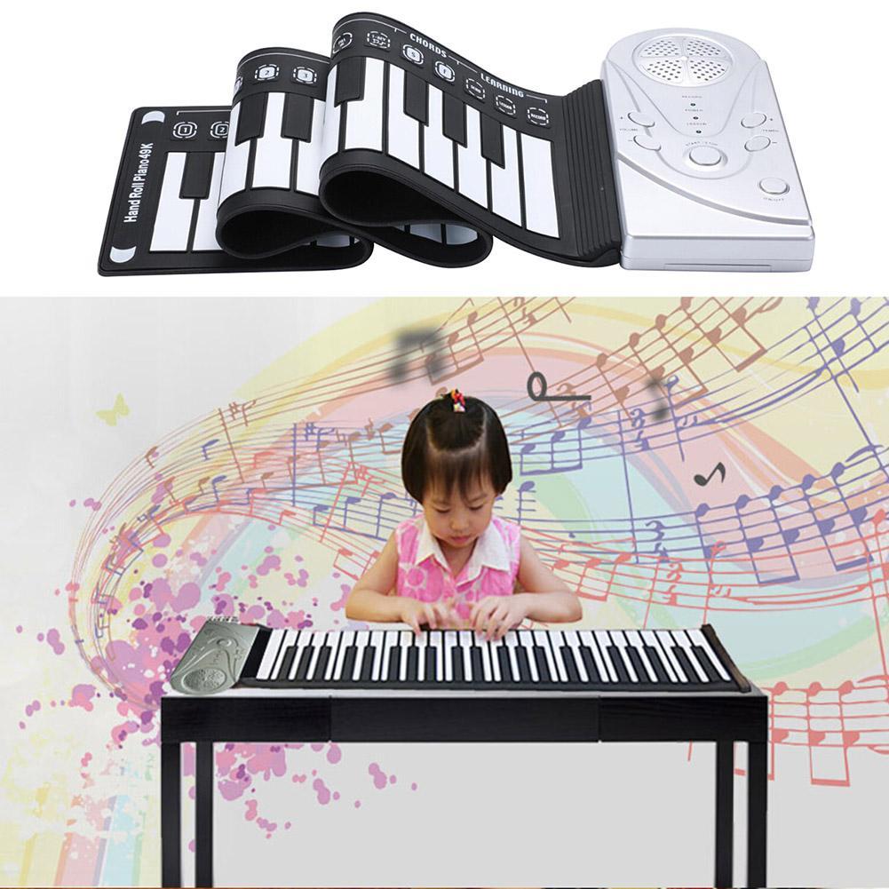RollUpTunes | Compact et polyvalent - Piano pliable pour débutants