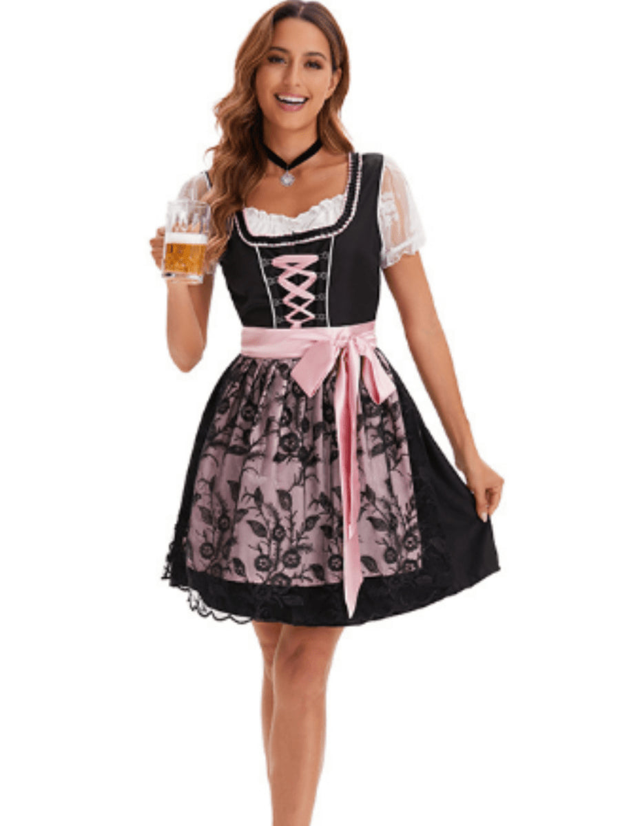 Dirndljurk Dames Aansluitend Met Schort | Oktoberfest