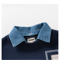 Thumbnail for Sweatshirt Jongens Denim Kraag Gebreid | Casual