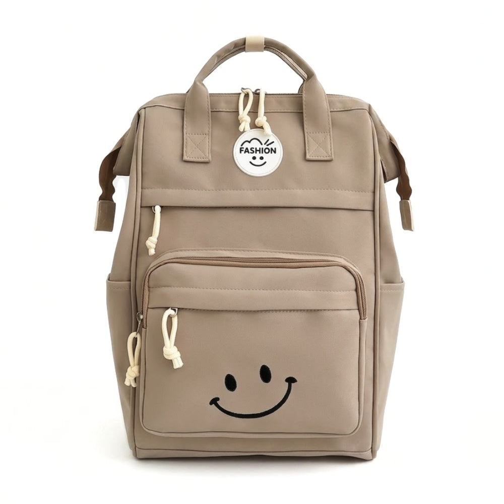 Schoolrugzak Kinderen Zwart met Smiley | Dagelijks