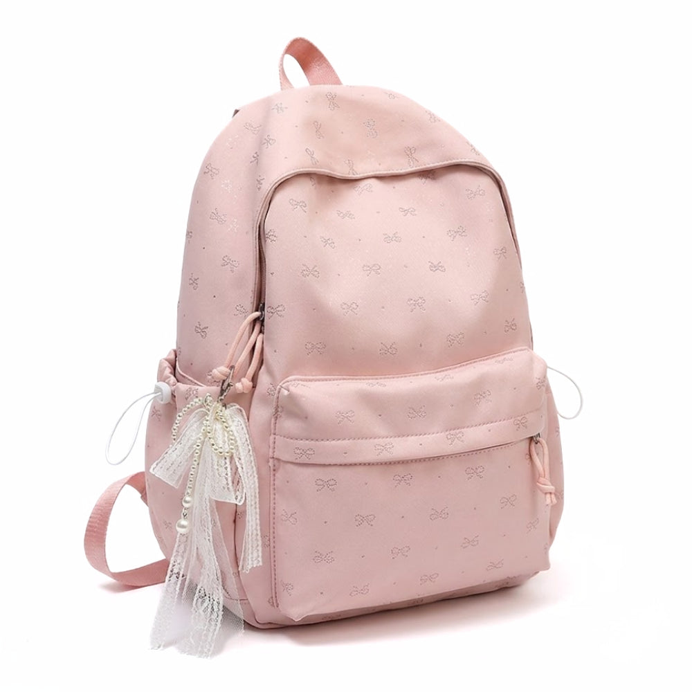 BowBelle Schoolrugzak | Meisjesrugzak met strikpatroon, 3+ – Stijlvol en praktisch voor school