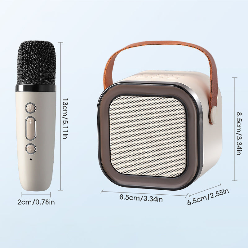 MelodyMates karaoke set | 2 draadloze microfoons + speaker, 3+ – Samen zingen maakt kinderen gelukkig
