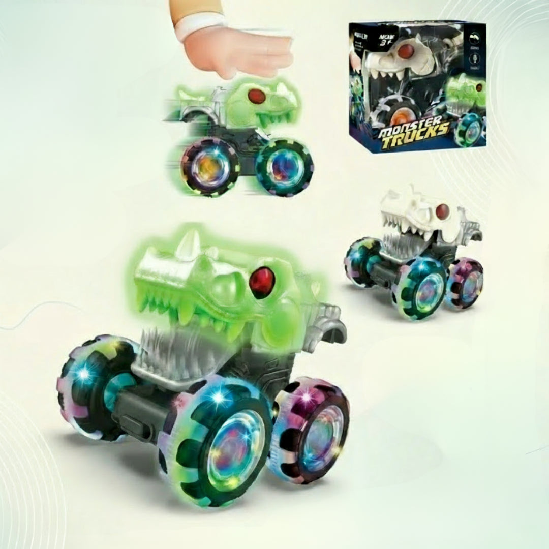 GlowRover Monstertruck | RC auto met LED wielen, 4 kleuren – Speelplezier dat gloeit
