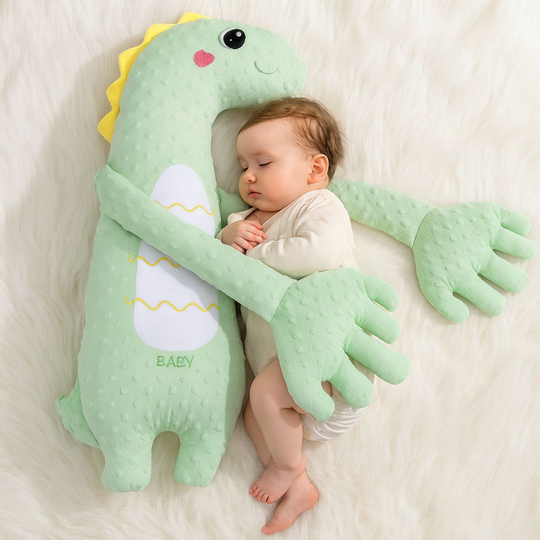 MiloBear slaapknuffel | Interactieve pluche baby knuffel met hartslag, 0+ – Rustgevende slaap voor je baby