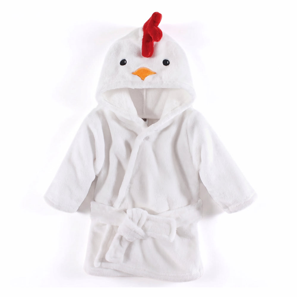Milo & Moon Babybadjas | Haai & dieren hooded badjas 0-6 jaar – Knuffelig badplezier