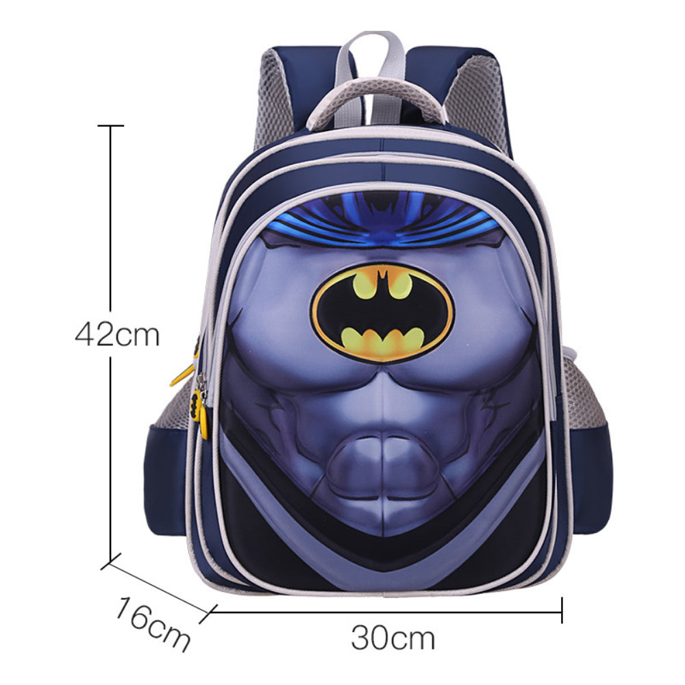 HeroShell 3D Schoolrugzak | Ergonomische kinderrugzak 42x30cm – Superhelden-avonturen elke schooldag