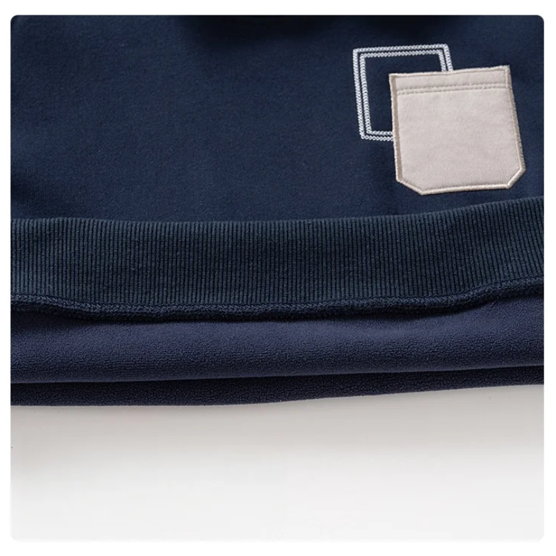 Sweatshirt Jongens Denim Kraag Gebreid | Casual