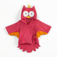 Thumbnail for Milo & Moon Babybadjas | Haai & dieren hooded badjas 0-6 jaar – Knuffelig badplezier