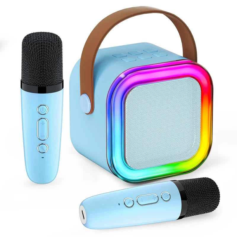 MelodyMates karaoke set | 2 draadloze microfoons + speaker, 3+ – Samen zingen maakt kinderen gelukkig