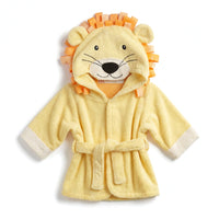 Thumbnail for Milo & Moon Babybadjas | Haai & dieren hooded badjas 0-6 jaar – Knuffelig badplezier