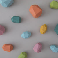 Thumbnail for EcoToys HolzBalance Steine | Entwickle Kreativität und Balance - 18 Holzbausteine