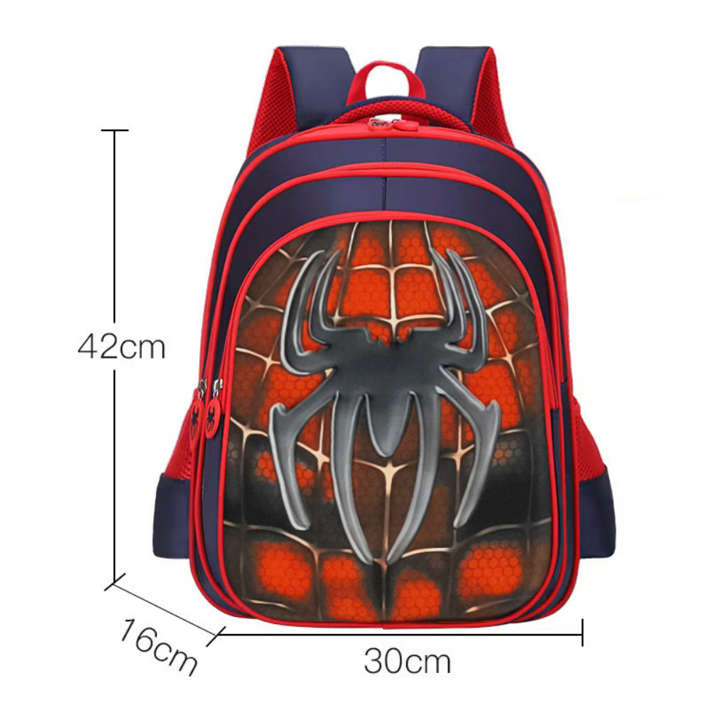 HeroShell 3D Schoolrugzak | Ergonomische kinderrugzak 42x30cm – Superhelden-avonturen elke schooldag