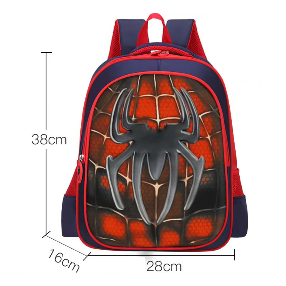 HeroShell 3D Schoolrugzak | Ergonomische kinderrugzak 42x30cm – Superhelden-avonturen elke schooldag