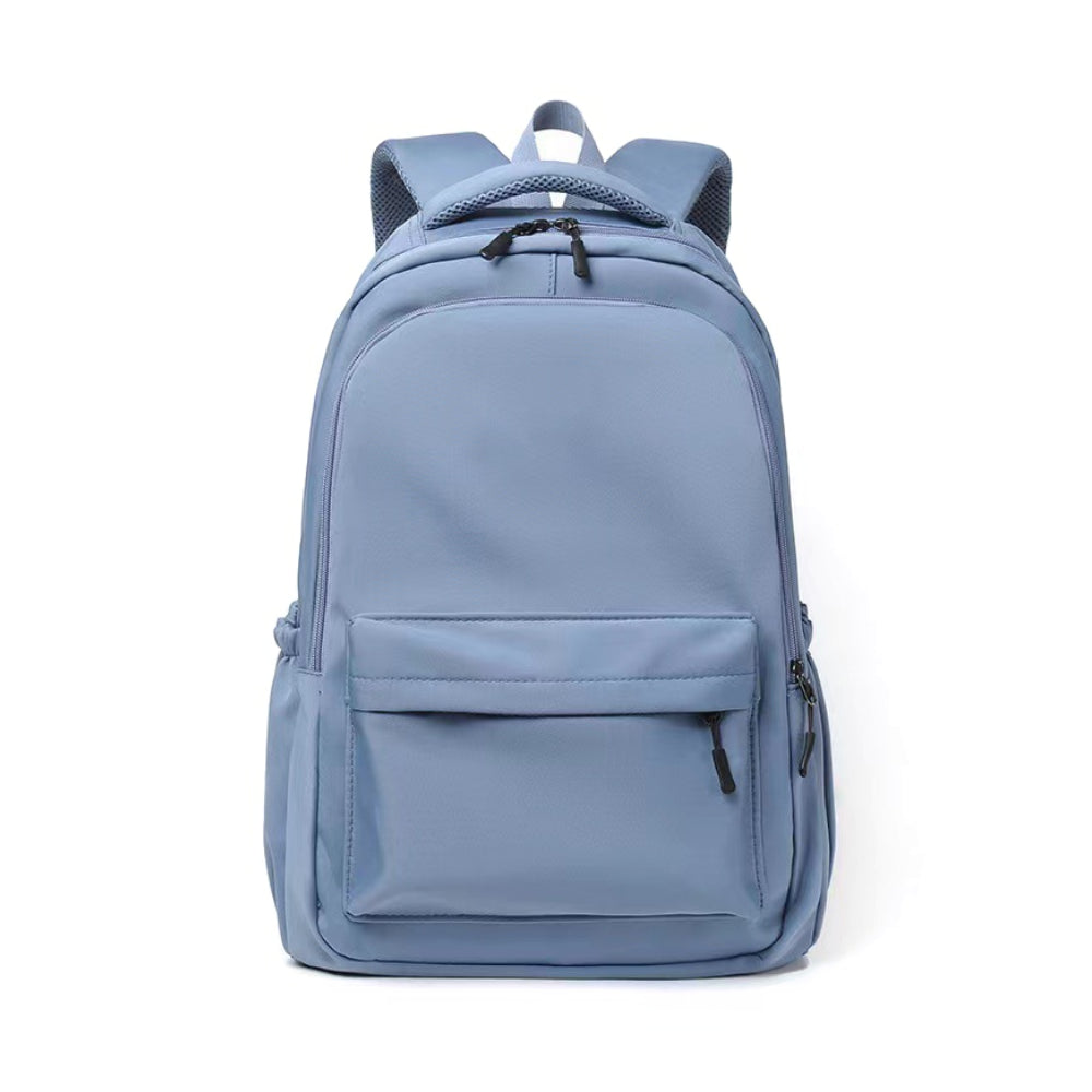 Schoolrugzak dames blauw met gevoerd laptopvak en ergonomische schouderbanden