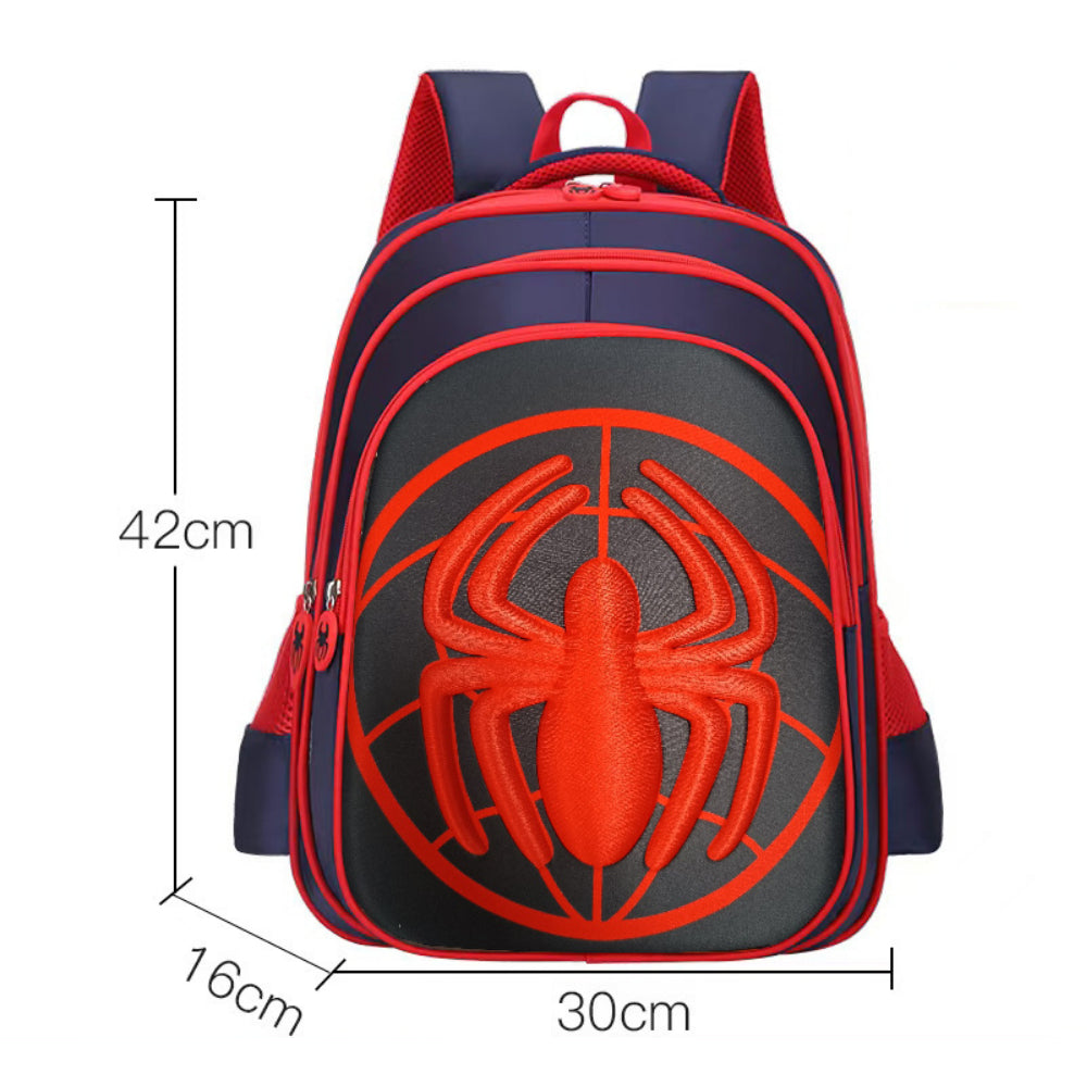 HeroShell 3D Schoolrugzak | Ergonomische kinderrugzak 42x30cm – Superhelden-avonturen elke schooldag