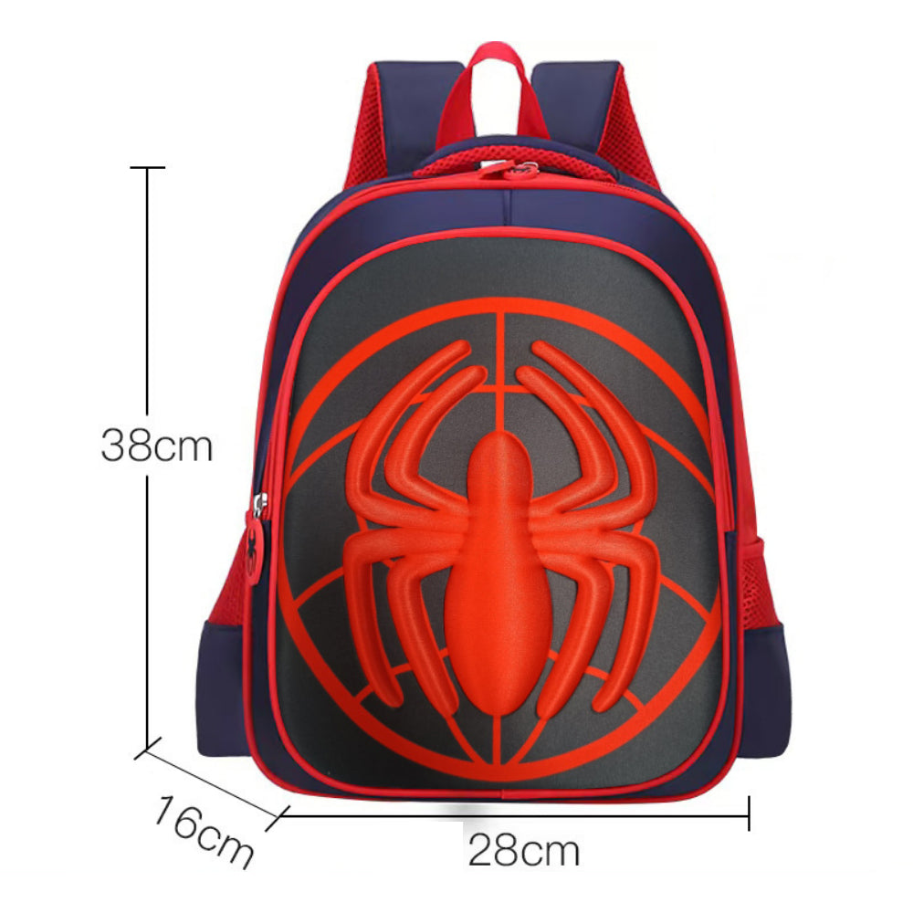 HeroShell 3D Schoolrugzak | Ergonomische kinderrugzak 42x30cm – Superhelden-avonturen elke schooldag